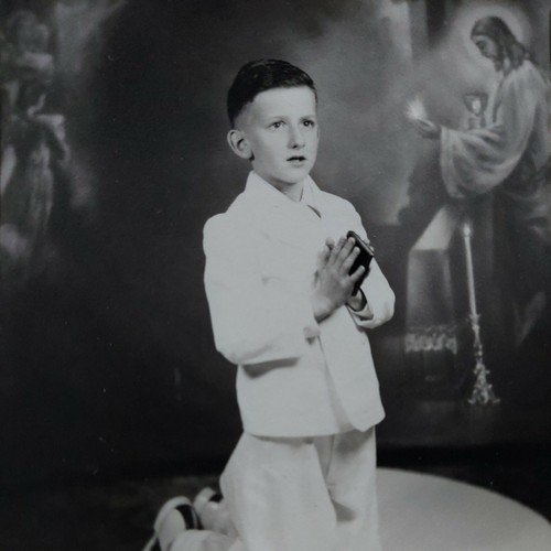 Adorable boy communion photo - adorable,