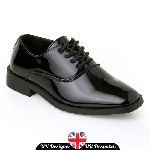 Boys black formal shoes lace - boys,